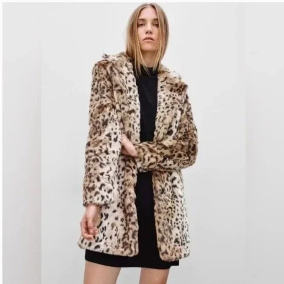 Aritzia Talulah Beckledge Faux Fur Coat